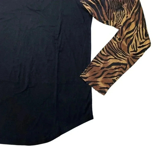 Natori Kaede Jersey Modal Blend Regular Fit Long Sleeve Mens T-Shirt Size Medium - Picture 9 of 13